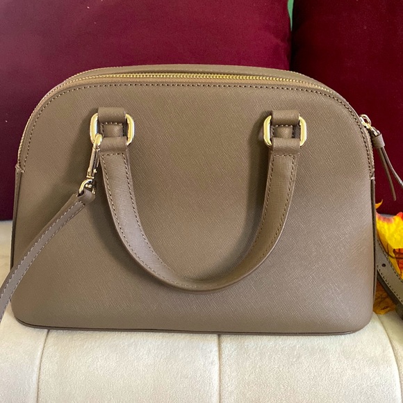 DKNY Bryant Dome Satchel + Crossbody, Khaki - Picture 2 of 12